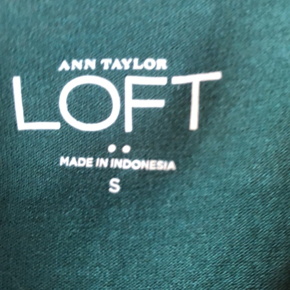 L402/NWT LOFT ~ Emerald Green Lace Tank Top - Picture 3 of 6